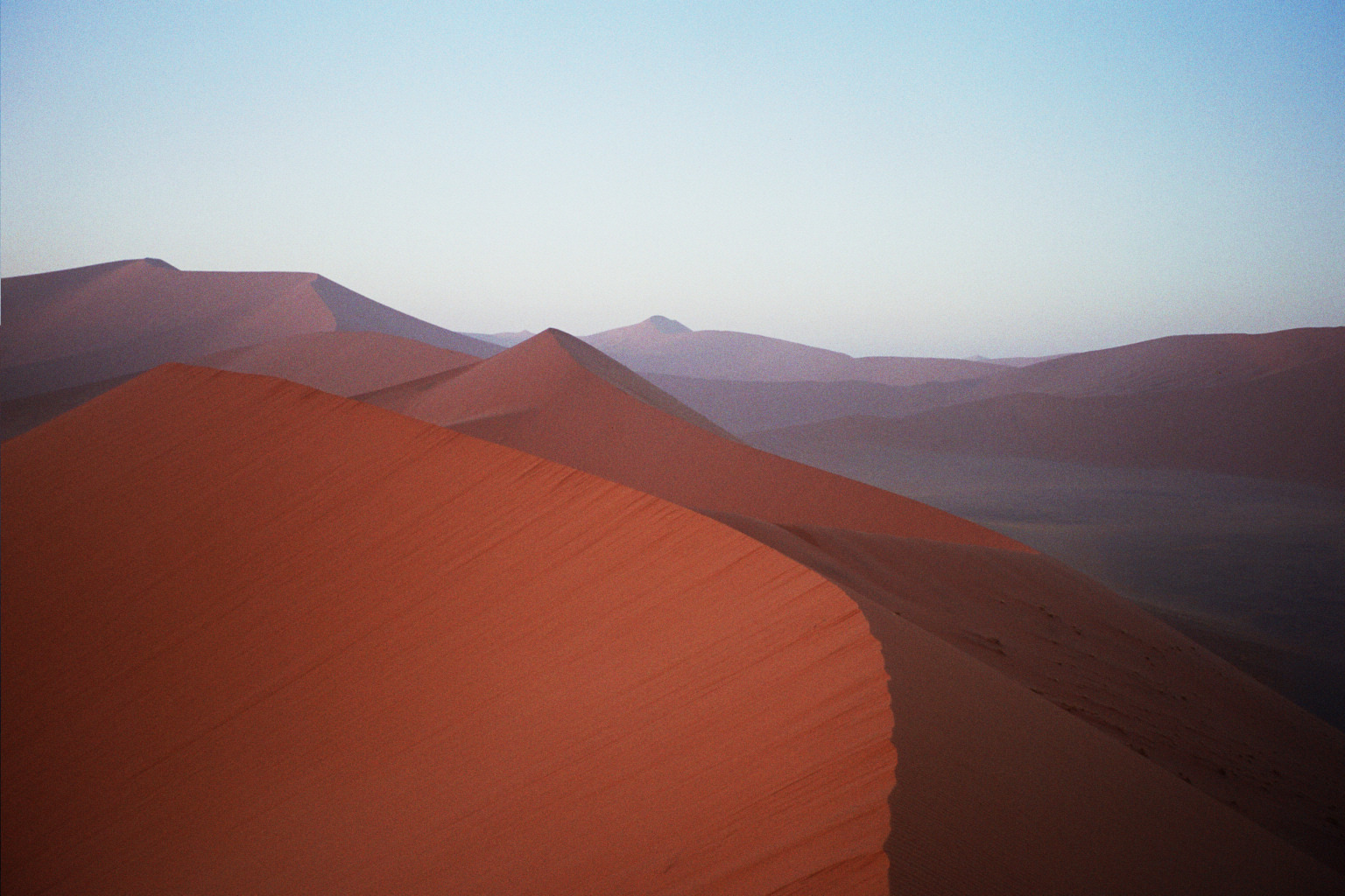 Namibia sand dunes at sunrise